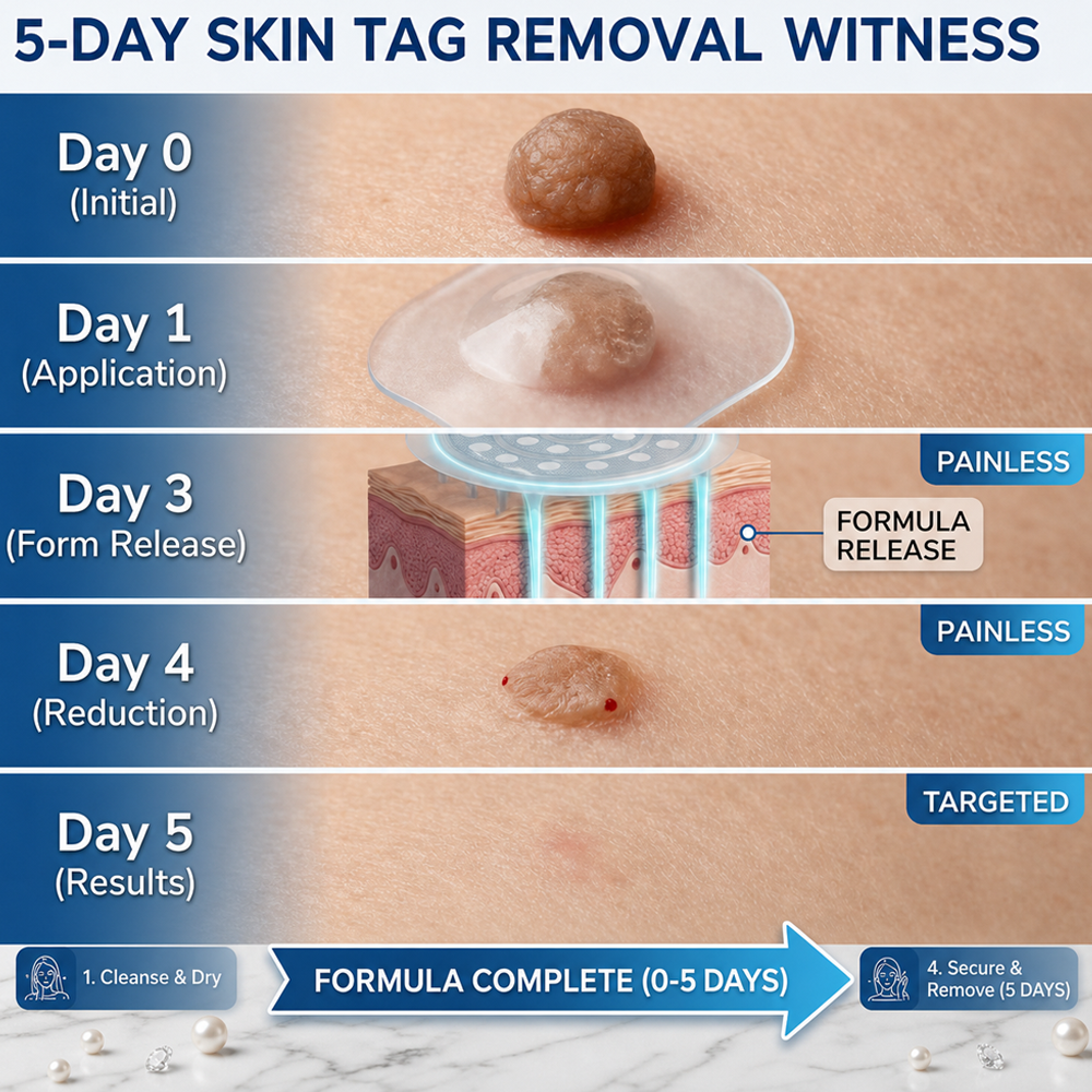 HISKIN® 2-in-1 Microneedle Hydrocolloid Patches | Helps Improve Raised Moles, Acne, Flat Warts & Skin Tags | Targets Fine Lines, Scars & Skin Imperfections | Invisible Face & Body Blemish Patches