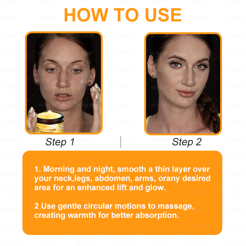 𝙑𝙇𝙎𝙑𝙇𝙎® 𝘽𝙀𝙀 𝙑𝙀𝙉𝙊𝙈 𝑺𝒌𝒊𝒏 𝑹𝒆𝒔𝒕𝒐𝒓𝒂𝒕𝒊𝒐𝒏 𝑪𝒓𝒆𝒂𝒎 –🌸 Anti-aging,Hydrating, Skin Repair, Even Tone, Acne and Dark Spot Treatment, Wart and Mole Removal, Psoriasis Relief