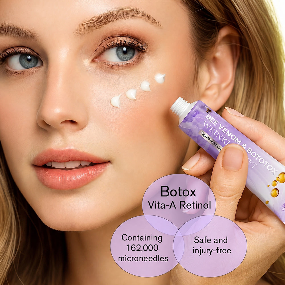 Himilk® Bee Venom & Botox Wrinkle-Lift Tightening Cream 🐝 (Anti-Aging,Hydration, Skin Repair, Acne & Dark Spot Treatment, Wart & Mole Removal, Psoriasis Relief) 🌸