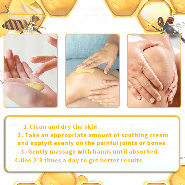 XRLXRL® Bee Venom Pain-Relief Bone Healing Cream ⏰(Specially for older adults)