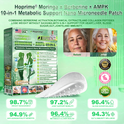 Hoprime® Only 10 boxes left! Grab 30% OFF today and see realresults in 1-3 weeks,A lighter, more energized you is just one patch a day away.Don't miss it - this offer won't return until next year.Act fast! 180-daymoney-back guarantee.