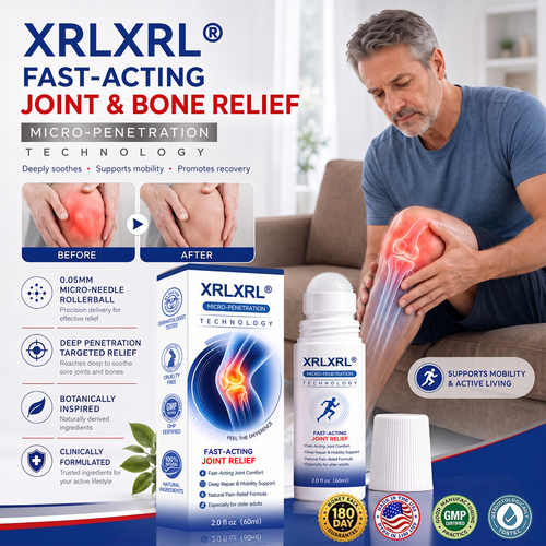 XRLXRL®🦵 NEXT-GENERATION ORTHOPEDIC RECOVERY TECHNOLOGY 0.05mm Micro-Needle Bone & Joint Recovery Roller