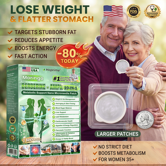 𝐏𝐡𝐲𝐬𝐢𝐜𝐢𝐚𝐧-𝐅𝐨𝐫𝐦𝐮𝐥𝐚𝐭𝐞𝐝 🧑‍⚕️| Hoprime® Moringa · Berberine × AMPK+ 10-in-1 Metabolic Support Nano Microneedle Patch — ✅ 𝐄𝐱𝐩𝐞𝐫𝐢𝐞𝐧𝐜𝐞 𝐕𝐢𝐬𝐢𝐛𝐥𝐞 𝟕-𝐃𝐚𝐲 𝐑𝐞𝐬𝐮𝐥𝐭𝐬 💐
