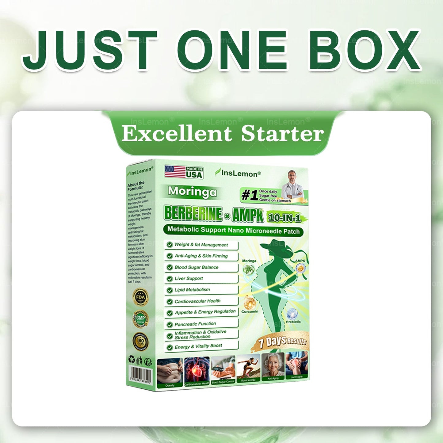 𝐈𝐧𝐬𝐋𝐞𝐦𝐨𝐧® 𝗠𝗼𝗿𝗶𝗻𝗴𝗮 × 𝗕𝗲𝗿𝗯𝗲𝗿𝗶𝗻𝗲 × 𝗔𝗠𝗣𝗞 𝟭𝟬-𝗶𝗻-𝟭 𝗠𝗲𝘁𝗮𝗯𝗼𝗹𝗶𝗰 𝗦𝘂𝗽𝗽𝗼𝗿𝘁 𝗡𝗮𝗻𝗼 𝗠𝗶𝗰𝗿𝗼𝗻𝗲𝗲𝗱𝗹𝗲 𝗣𝗮𝘁𝗰𝗵🇺🇸(𝐉𝐮𝐬𝐭 𝐨𝐧𝐜𝐞 𝐚 𝐝𝐚𝐲, 𝐯𝐢𝐬𝐢𝐛𝐥𝐞 𝐜𝐡𝐚𝐧𝐠𝐞𝐬 𝐢𝐧 𝟕 𝐝𝐚𝐲𝐬） ✅ 𝐅𝐨𝐫 𝐨𝐛𝐞𝐬𝐢𝐭𝐲, 🅛🅞🅞🅢🅔 🅢🅚🅘🅝,𝐝𝐢𝐚𝐛𝐞𝐭𝐞𝐬, 𝐬𝐥𝐞𝐞𝐩 𝐚𝐩𝐧𝐞𝐚, 𝐣𝐨𝐢𝐧𝐭 𝐢𝐬𝐬𝐮𝐞𝐬, 𝐚𝐧𝐝 𝐦𝐨𝐫𝐞 🍀