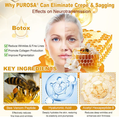 𝑷𝑼𝑹𝑶𝑺𝑨® 𝘽𝙀𝙀 𝙑𝙀𝙉𝙊𝙈 𝙎𝙠𝙞𝙣 𝙍𝙚𝙨𝙩𝙤𝙧𝙖𝙩𝙞𝙤𝙣 𝘾𝙧𝙚𝙖𝙢 –🌸 Anti-aging,Hydrating, Skin Repair, Even Tone, Acne and Dark Spot Treatment, Wart and Mole Removal, Psoriasis Relief