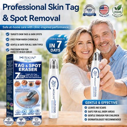 𝐇𝐈𝐒𝐊𝐈𝐍®👨‍⚕️ 𝟕-𝐃𝒂𝘆 𝐒𝗸𝐢𝐧 𝐓𝒂𝗴 & 𝐒𝐩𝙤𝐭 𝐄𝐫𝒂𝐬𝙚𝐫 Painless & Scar-Free Advanced Imperfection Removal Rollerball Pen