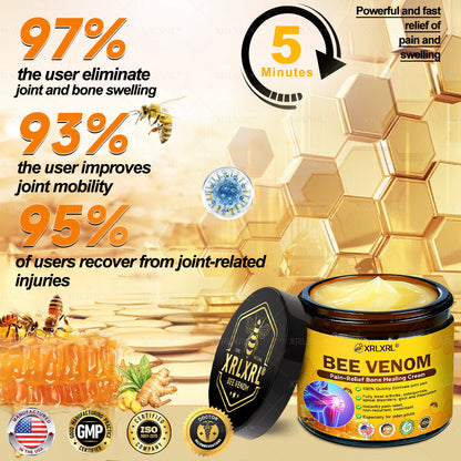 XRLXRL® Bee Venom Pain-Relief Bone Healing Cream ⏰(Specially for older adults)