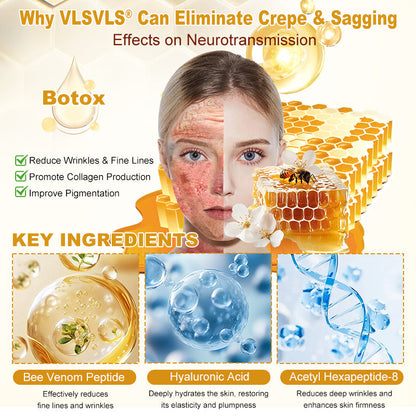 𝙑𝙇𝙎𝙑𝙇𝙎® 𝘽𝙀𝙀 𝙑𝙀𝙉𝙊𝙈 𝑺𝒌𝒊𝒏 𝑹𝒆𝒔𝒕𝒐𝒓𝒂𝒕𝒊𝒐𝒏 𝑪𝒓𝒆𝒂𝒎 –🌸 Anti-aging,Hydrating, Skin Repair, Even Tone, Acne and Dark Spot Treatment, Wart and Mole Removal, Psoriasis Relief