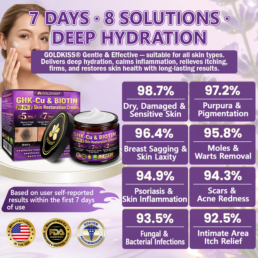 𝐆𝐎𝐋𝐃𝐊𝐈𝐒𝐒® --Only 10 jars! Grab an exclusive 30% discount now! Keep your skin youthful and glowing in just 1 to 3 weeks. Don’t miss your chance—this offer won’t come around again until next year. Act fast! 180-day money back guarantee!