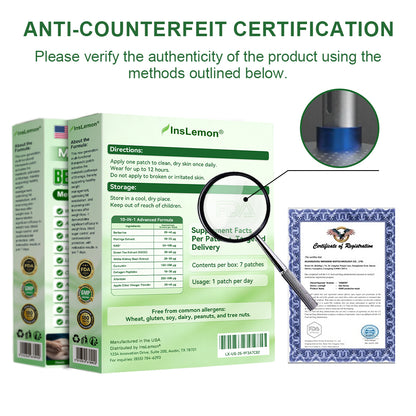 𝐈𝐧𝐬𝐋𝐞𝐦𝐨𝐧® 𝗠𝗼𝗿𝗶𝗻𝗴𝗮 × 𝗕𝗲𝗿𝗯𝗲𝗿𝗶𝗻𝗲 × 𝗔𝗠𝗣𝗞 𝟭𝟬-𝗶𝗻-𝟭 𝗠𝗲𝘁𝗮𝗯𝗼𝗹𝗶𝗰 𝗦𝘂𝗽𝗽𝗼𝗿𝘁 𝗡𝗮𝗻𝗼 𝗠𝗶𝗰𝗿𝗼𝗻𝗲𝗲𝗱𝗹𝗲 𝗣𝗮𝘁𝗰𝗵🇺🇸(𝐉𝐮𝐬𝐭 𝐨𝐧𝐜𝐞 𝐚 𝐝𝐚𝐲, 𝐯𝐢𝐬𝐢𝐛𝐥𝐞 𝐜𝐡𝐚𝐧𝐠𝐞𝐬 𝐢𝐧 𝟕 𝐝𝐚𝐲𝐬） ✅ 𝐅𝐨𝐫 𝐨𝐛𝐞𝐬𝐢𝐭𝐲, 🅛🅞🅞🅢🅔 🅢🅚🅘🅝,𝐝𝐢𝐚𝐛𝐞𝐭𝐞𝐬, 𝐬𝐥𝐞𝐞𝐩 𝐚𝐩𝐧𝐞𝐚, 𝐣o𝐢𝐧𝐭 𝐢𝐬𝐬𝐮𝐞𝐬, 𝐚𝐧𝐝 𝐦𝐨𝐫𝐞 🔥