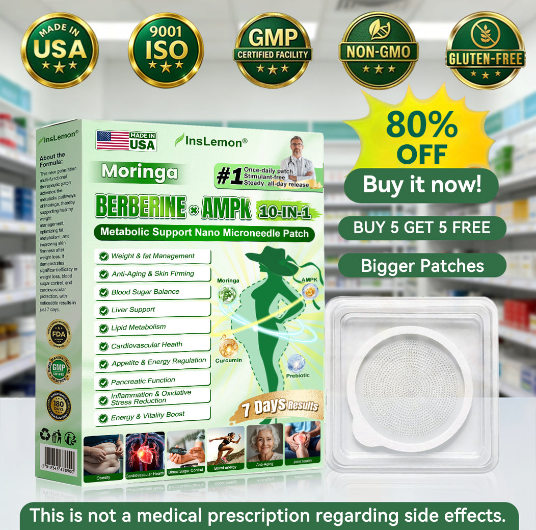 𝐈𝐧𝐬𝐋𝐞𝐦𝐨𝐧® 𝗠𝗼𝗿𝗶𝗻𝗴𝗮 × 𝗕𝗲𝗿𝗯𝗲𝗿𝗶𝗻𝗲 × 𝗔𝗠𝗣𝗞 𝟭𝟬-𝗶𝗻-𝟭 𝗠𝗲𝘁𝗮𝗯𝗼𝗹𝗶𝗰 𝗦𝘂𝗽𝗽𝗼𝗿𝘁 𝗡𝗮𝗻𝗼 𝗠𝗶𝗰𝗿𝗼𝗻𝗲𝗲𝗱𝗹𝗲 𝗣𝗮𝘁𝗰𝗵🇺🇸(𝐉𝐮𝐬𝐭 𝐨𝐧𝐜𝐞 𝐚 𝐝𝐚𝐲, 𝐯𝐢𝐬𝐢𝐛𝐥𝐞 𝐜𝐡𝐚𝐧𝐠𝐞𝐬 𝐢𝐧 𝟕 𝐝𝐚𝐲𝐬） ✅ 𝐅𝐨𝐫 𝐨𝐛𝐞𝐬𝐢𝐭𝐲, 🅛🅞🅞🅢🅔 🅢🅚🅘🅝,𝐝𝐢𝐚𝐛𝐞𝐭𝐞𝐬, 𝐬𝐥𝐞𝐞𝐩 𝐚𝐩𝐧𝐞𝐚, 𝐣o𝐢𝐧𝐭 𝐢𝐬𝐬𝐮𝐞𝐬, 𝐚𝐧𝐝 𝐦𝐨𝐫𝐞 🔥