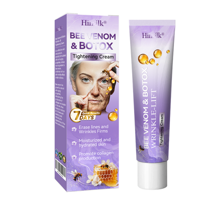Himilk® Bee Venom & Botox Wrinkle-Lift Tightening Cream 🐝 (Anti-Aging,Hydration, Skin Repair, Acne & Dark Spot Treatment, Wart & Mole Removal, Psoriasis Relief) 🌸- Formulated in USA