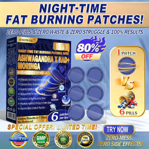 𝑯𝙤𝒑𝐫𝒊𝙢𝒆® NIGHT-TIME FAT BURNING PATCHES! ZERO PILLS & ZERO WASTE & ZERO STRUGGLE & 100% RESULTS.