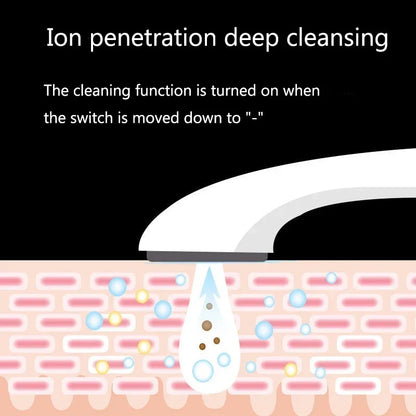 High Frequency Ultrasonic Facial Beauty Device Introducer Anti-aging Machine Cleaner Electric Wrinkle Removal Skin Lift Massager