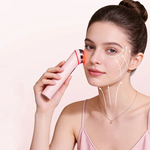 Microcurrent LED Skin Rejuvenation Facial and Neck Lifting Massager Machine
