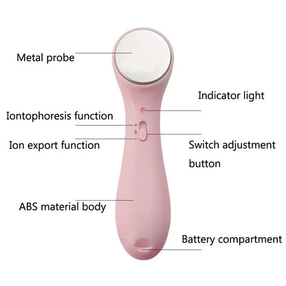 High Frequency Ultrasonic Facial Beauty Device Introducer Anti-aging Machine Cleaner Electric Wrinkle Removal Skin Lift Massager